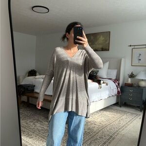 Chance Or Fate V-Neck Long Sleeve Tunic